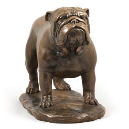 Bulldog, Exclusive Dog On Base Statue, Limited Edition, Artdog - thumbnail 1