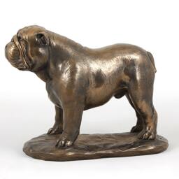 Bulldog, Exclusive Dog On Base Statue, Limited Edition, Artdog - thumbnail 4