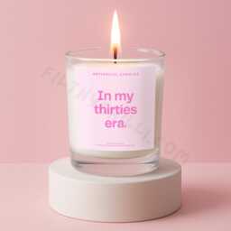 In My Thirties Era Candle, 30Th Birthday Gift