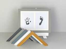 Capture The Memory Frames. Handmade Photo Frame For Baby's Hand&foot Prints, Inkless Kit Included. A4. A Perfect Gift New Parents - thumbnail 1