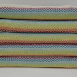 Turkish Towel, Small Diamond Towel, Beach Towel, Soft Towel, Turkish Peshtemal, 40''x70'', Turkey Towel, Beige Towel, B2-G??kku??a???? - thumbnail 3