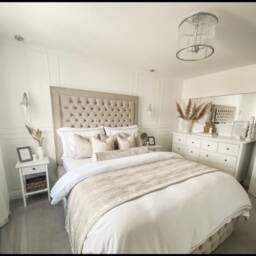 A Luxury Custom Bespoke Bed Runner & Bespoke Bed Spread For Your Bed. Soft Textured - The Couture Cushion - thumbnail 1
