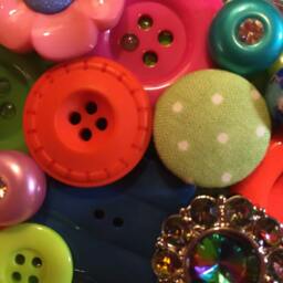 Teacher ~ Button Frame in Brights Gift For Teacher Her Birthday Daughter Women 4x6 Photo - thumbnail 3