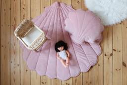 "Velvet Shell Mat ""Soft Pink"