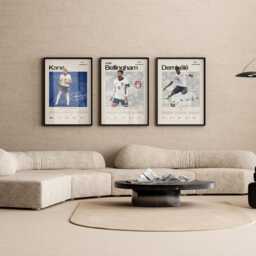 Harry Kane England Captain Poster, Football Stats Wall Art, Striker Print, Soccer Room Decor, Gift - thumbnail 4