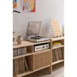 Wooden Turntable Stand, Vinyl Record Storage, 201.4 cm - Mesquida Medium - thumbnail 3