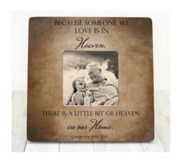 Because Someone We Love Is in Heaven There's A Little Bit Of Our Home Memory Picture Frame Memorial Sympathy Gift In - thumbnail 1