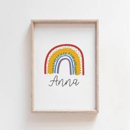Set Of 3 Girls Nursery Prints, You Are My Sunshine Wall Art, Boys Rainbow Girl Bedroom - thumbnail 2