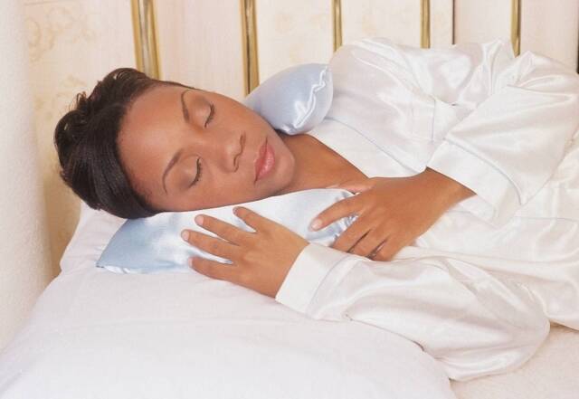 Satin Pillow With Pillowcase -Preserves Hairstyle - image 1