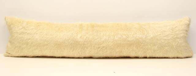 Handmade King Kilim Lumbar Pillow Cover 12x48, Oriental Wool - image 1