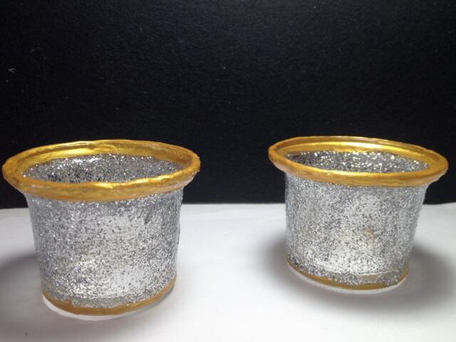 Silver & Gold Tea Lights - image 1