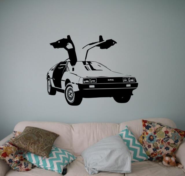 Back To The Future Car Wall Decal Film Movie Vinyl Sticker Home Interior Living Room Decor Removable Stickers 6(Btf - image 1