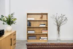 Bookcase, Bookshelf Made Of Oak Vaneer - Livlo D-R03