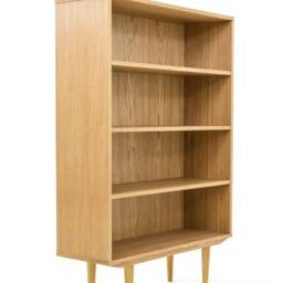 Bookcase, Bookshelf Made Of Oak Vaneer - Livlo D-R03 - thumbnail 4
