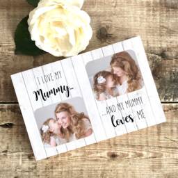 Mother's Day Gift, Gift For Mum, 1st Mothers Day, Mummy Photo New Mum Custom Frame, I Love - thumbnail 2