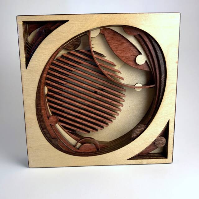 Wood Laser Cut Artwork - Intergalactic - image 1