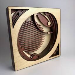 Wood Laser Cut Artwork - Intergalactic - thumbnail 2