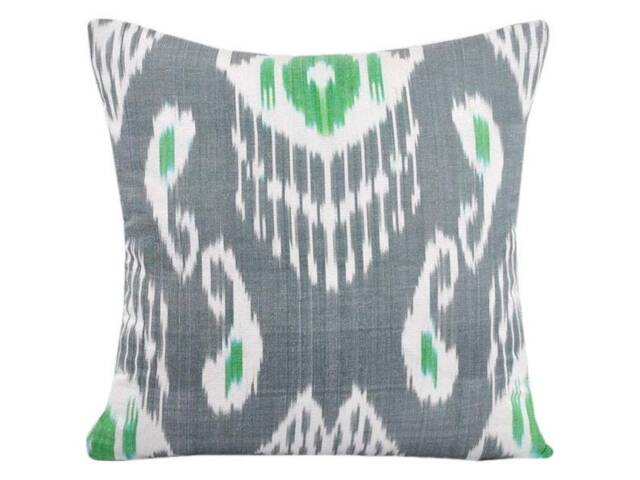 Hand Dyed Ikat Pillow Cover - image 1