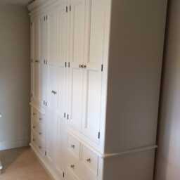 Wardrobe - 6 Door 8 Drawer Victorian With Plinth Style, Combination - thumbnail 3