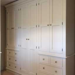 Wardrobe - 6 Door 8 Drawer Victorian With Plinth Style, Combination - thumbnail 4