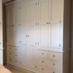 Wardrobe - 6 Door 8 Drawer Victorian With Plinth Style, Combination - thumbnail 2