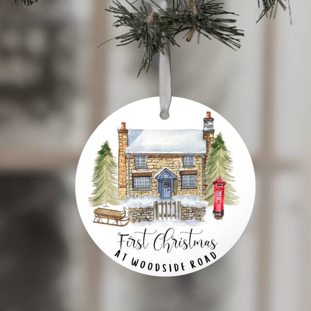 First Home Christmas, Christmas Keepsake, Ornament, Family Gift, Gift For New Home, in A Home Gift - image 1