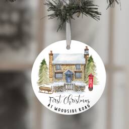 First Home Christmas, Christmas Keepsake, Ornament, Family Gift, Gift For New Home, in A Home Gift