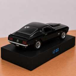 Ford Mustang Boss Car Alarm Clock - Realistic Engine Sound, Handmade, Enthusiast Gift - thumbnail 3