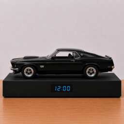 Ford Mustang Boss Car Alarm Clock - Realistic Engine Sound, Handmade, Enthusiast Gift - thumbnail 4