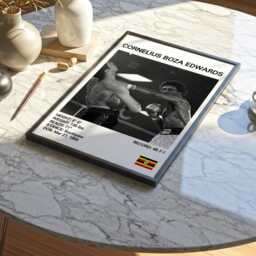 Cornelius Boza Edwards Boxing Poster Global Icon Art Print - thumbnail 2