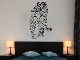 Cheetah Wall Decals Sticker Animal Leopard Decal Vinyl Bedroom Nursery Home Decor Art Mural Ms298 - thumbnail 1