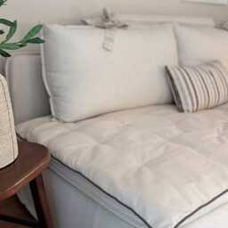 Sofa Cover, Pet Protector, Corner Sofa Throw, Cover With Piping - thumbnail 2
