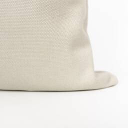 Colorblock Cushion Cover Suede Leather Navy Blue Cream Linen Scatter - thumbnail 3