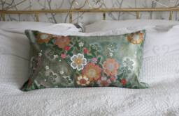 Silk Cushion Cover From Up-Cycled Vintage Obi