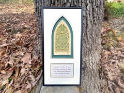 Celtic House Blessing - Hand Painted Cast Paper - Aesthetic Wall D??cor Irish Scottish Realtor Housewarming Gift May Your Troubles Poem - thumbnail 1