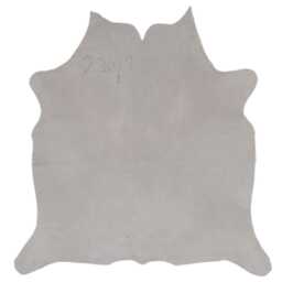 Authentic Black & White Cowhide Rug - Medium Natural Leather Skin For Elegant Interiors - 42x44 Inches - thumbnail 4