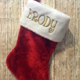 Custom Monogrammed Christmas Stocking - thumbnail 3