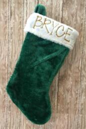 Custom Monogrammed Christmas Stocking - thumbnail 1