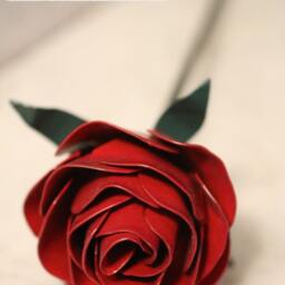 stylized Metal Rose, Mother's Day Gift, Mothers Present, Gift For Mom, Mom's Day, Moms Present Mother - thumbnail 4