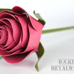 stylized Metal Rose, Mother's Day Gift, Mothers Present, Gift For Mom, Mom's Day, Moms Present Mother - thumbnail 2