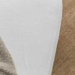 Off-White Linen Fitted Sheet, Natural Bedding, Lightweight, Airy & Long-Lasting, Deep Pocket Mattress Cover For Relaxing Sleep - thumbnail 2
