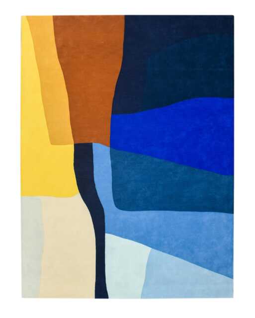 Luxurious Abstract Rug in Wool For Living Room, 5x8, 6x9, 8x11 - image 1