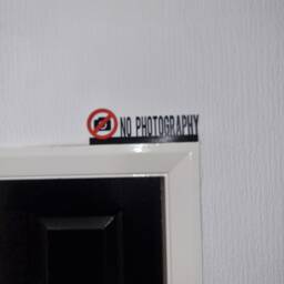 No Photography Door Topper, Shelf Decor, Wall Quirky Home Interior Gift, Door Decoration - thumbnail 3