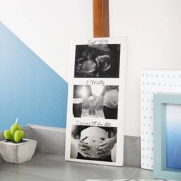 Mum To Be Ceramic Photo Tile - Personalised Print New Mom Mother's Day Pregnancy Announcement Baby Scan Memory Gift - thumbnail 1