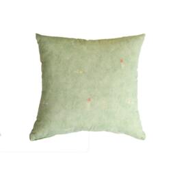 Roses Pillow Cover - Green - thumbnail 1