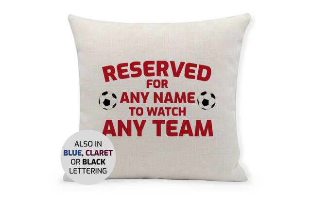 Personalized Football Team Cushion, Reserved For - image 1