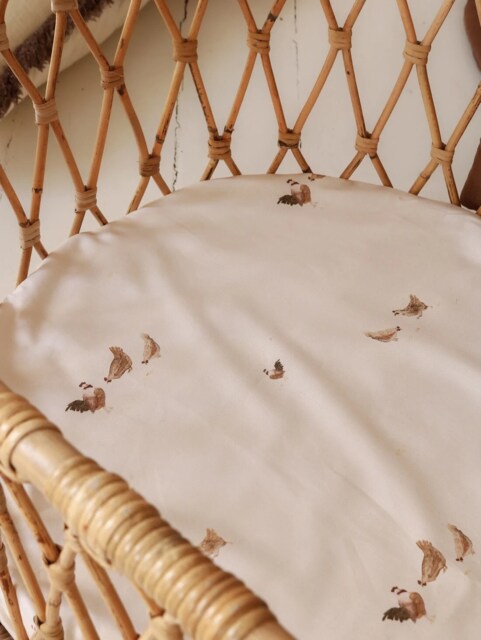 Retro Hens - Fitted Sheet, Hoeslaken - image 1