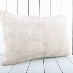 Handmade Vintage Turkish Kilim Pillow Cover - 16x24 - thumbnail 2