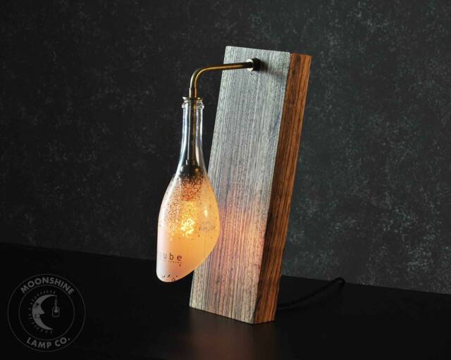 The Balance - Wine Bottle Edition Unique Desk Lamp - image 1