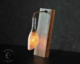 The Balance - Wine Bottle Edition Unique Desk Lamp